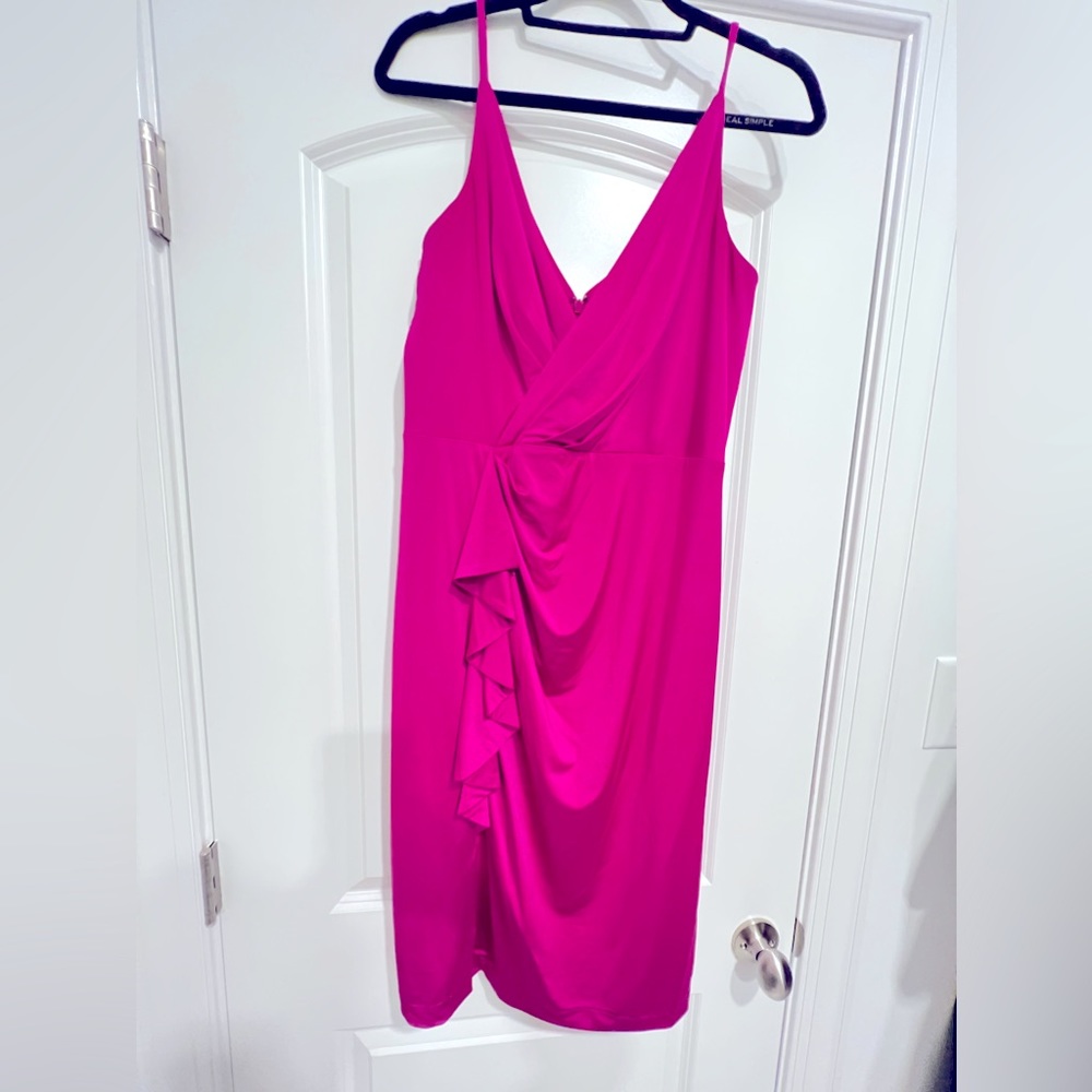 Eliza J Cocktail Descending Ruffle Dress.